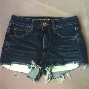Denim shorts